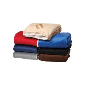 Oversize Micro-mink Sherpa Blanket