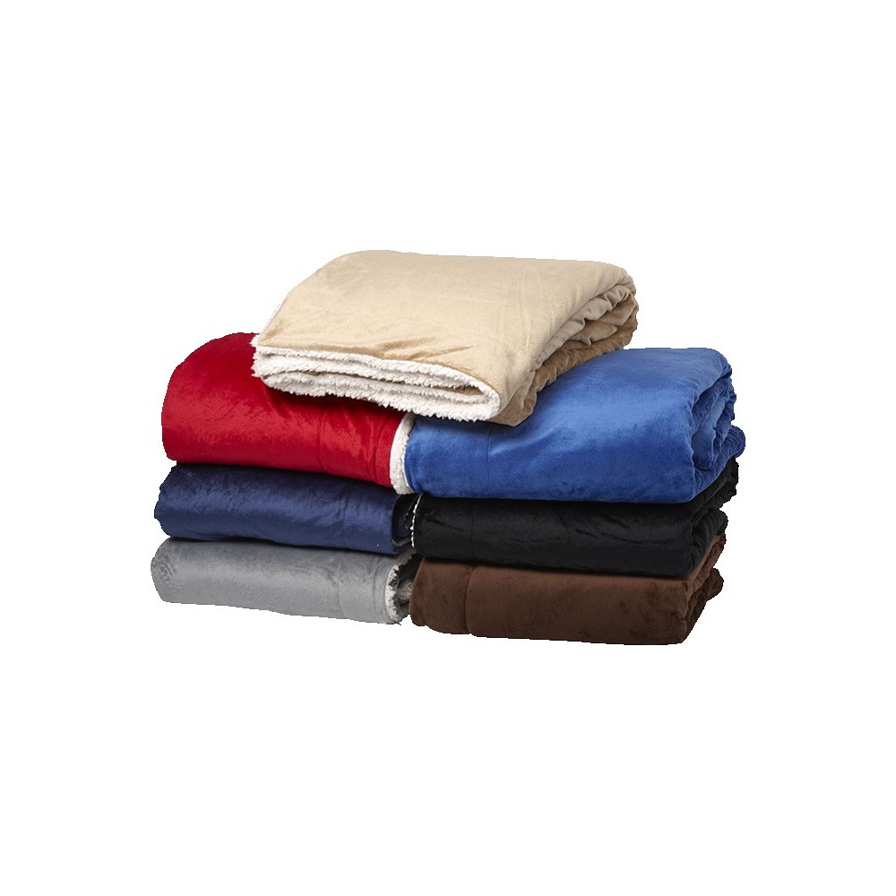 Oversize Micro-mink Sherpa Blanket