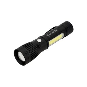 Channel LED / COB Rechargeable Flashlight