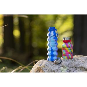 Zigoo Silicone Collapsible Bottle 18oz - Tie Dye