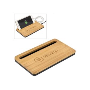 5W Bamboo Desktop Wireless Charger