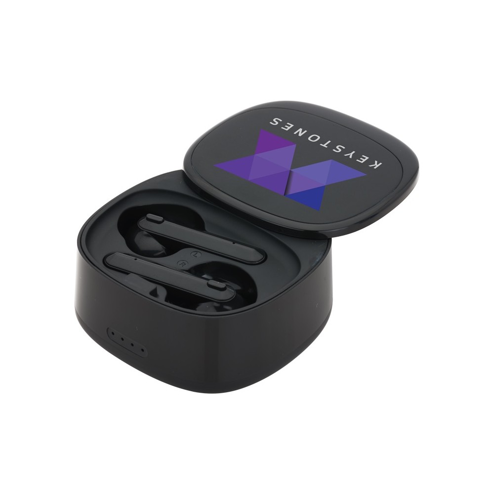 Black Logo Open Lid