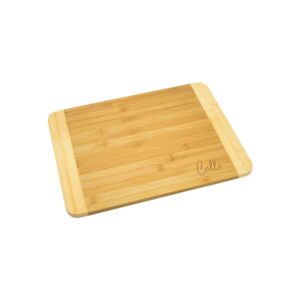Home Basics® Two Tone Bamboo Cutting Board 12"x16"