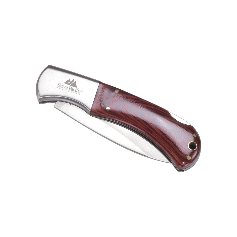 Rustic Wood Handle Knife