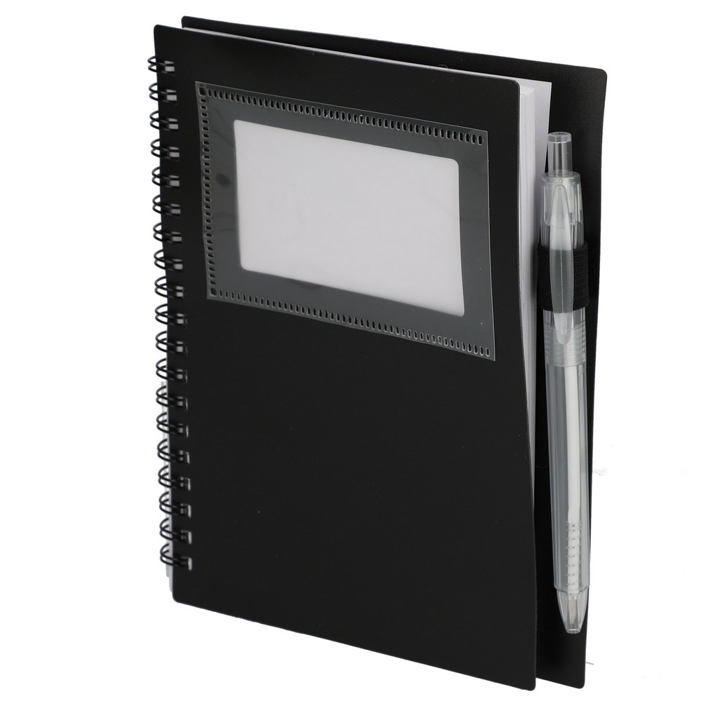 5" x 7" FSC® Recycled Star Spiral Notebook with Pe