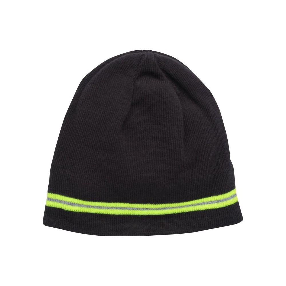 Winter Beanie with Reflective Stripe