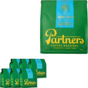 Partner's Coffee Ghost Town Peruvian Blend Whole Bean Decaf Coffee: 12 oz