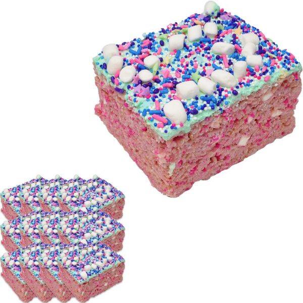 Treat House Cotton Candy "Mermaid" Rice Krispie Treat Bar: 6 oz