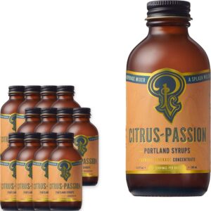 Portland Soda Works Citrus Passion Syrup: 12 Pack