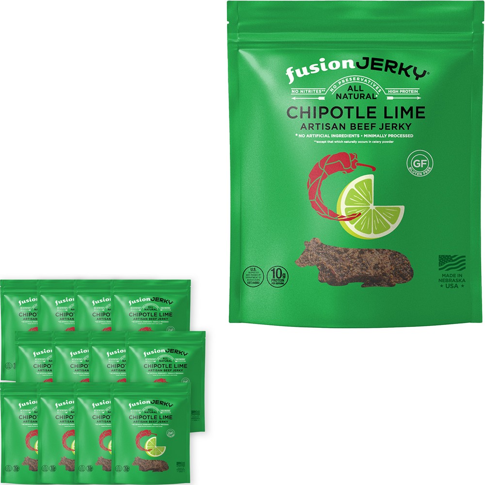 Fusion Jerky Chipotle Lime Jerky: 2.75 oz