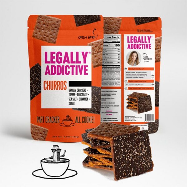 Legally Addictive Churro Cracker Cookie: 4.7 oz