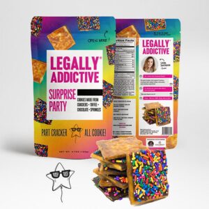 Legally Addictive Surprise Party Cracker Cookie: 4.7 oz