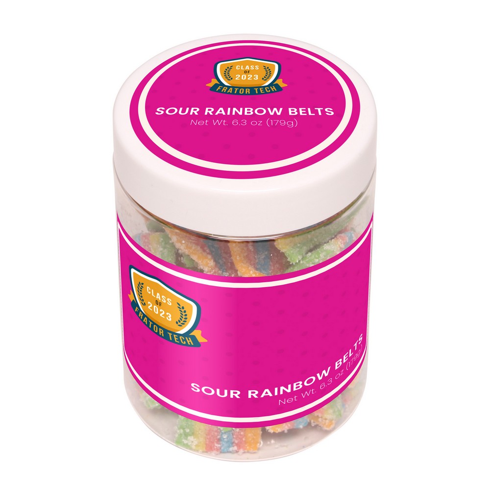 Sour Rainbow Belts: Large Jar