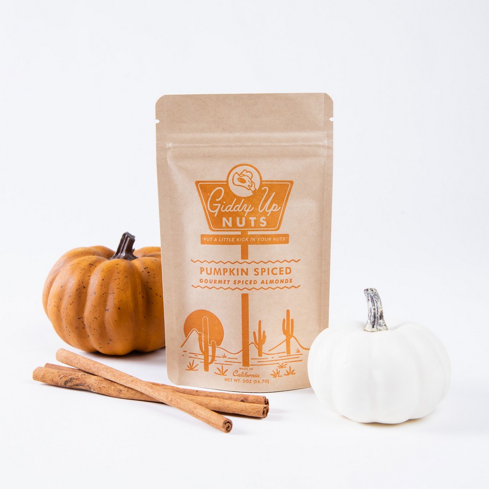 Giddy Up Nuts Pumpkin Spice Almonds: 2 oz