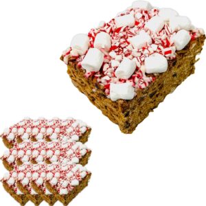 Treat House Hot Cocoa Peppermint Rice Krispie Treat Bar: 6 oz