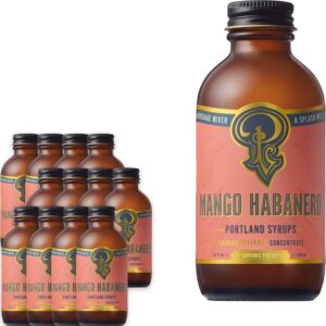 Portland Soda Works Mango Habanero Syrup: 12 Pack