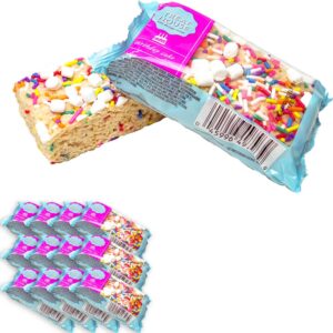 Treat House Birthday Cake Rice Krispie Treat Bar: 3 oz