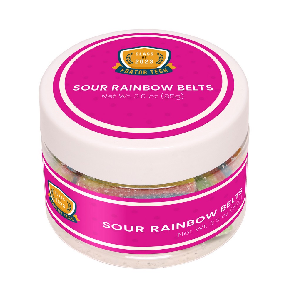 Sour Rainbow Belts: Small Jar