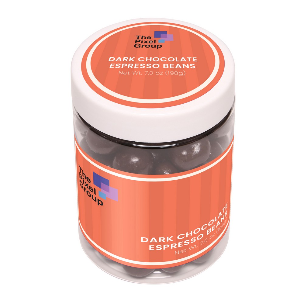 Dark Chocolate Espresso Beans : Large Jar
