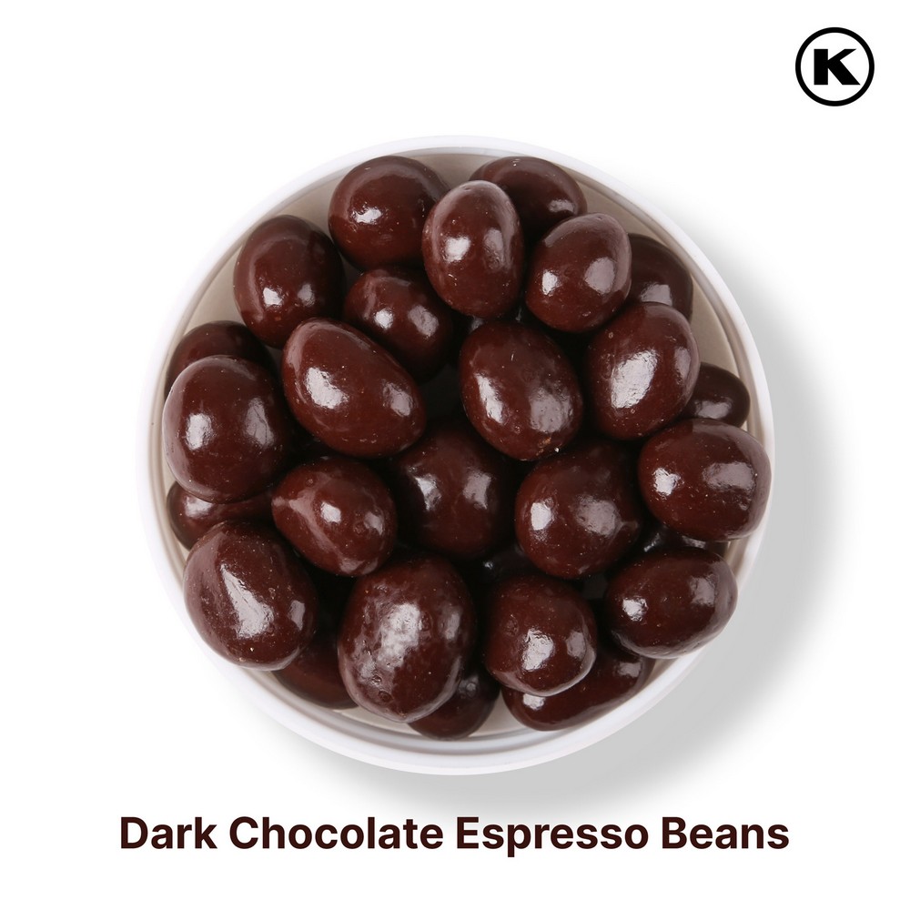 Dark Chocolate Espresso Beans : Large Jar