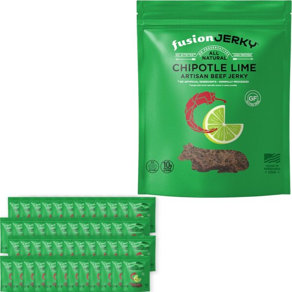 Fusion Jerky Chipotle Lime Jerky: 1 oz