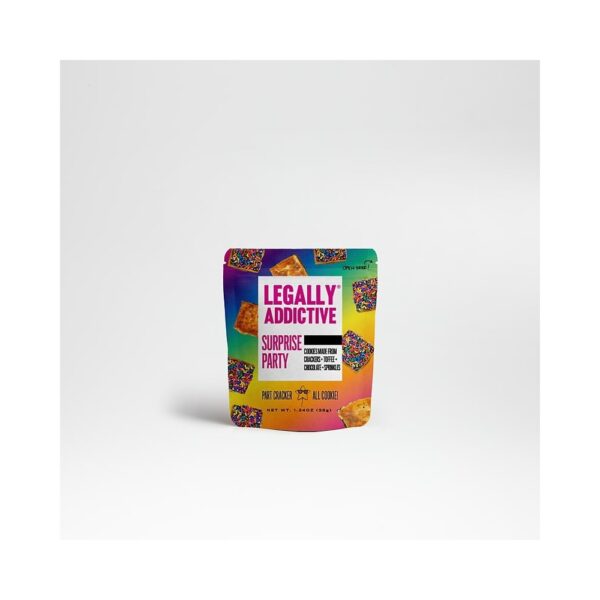Legally Addictive Surprise Party Cracker Cookie: 1.345 oz