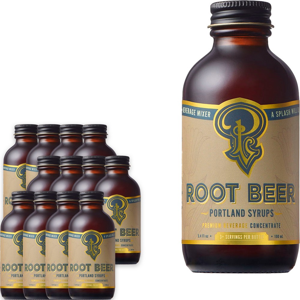 Portland Soda Works Root Beer Syrup: 12 Pack