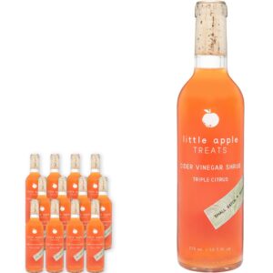 Little Apple Treats Triple Citrus Shrub: 12.7 oz Bottle