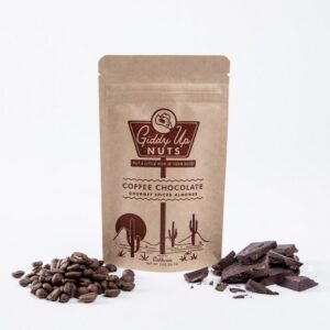 Giddy Up Nuts Coffee Chocolate Almonds: 2 oz