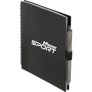 5.5" x 7" FSC® Recycled Spiral Notebook w/ RPET Pe