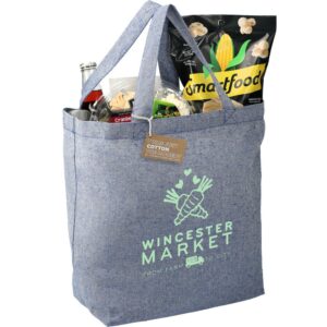 Recycled 5oz Cotton Twill Grocery Tote