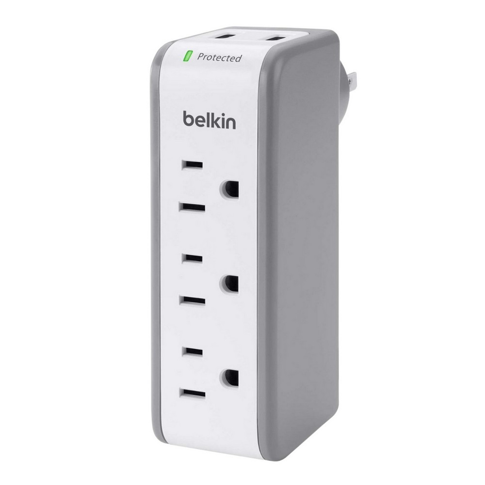 Belkin 3 Outlet Surge Protector with USB Ports (2.1A)
