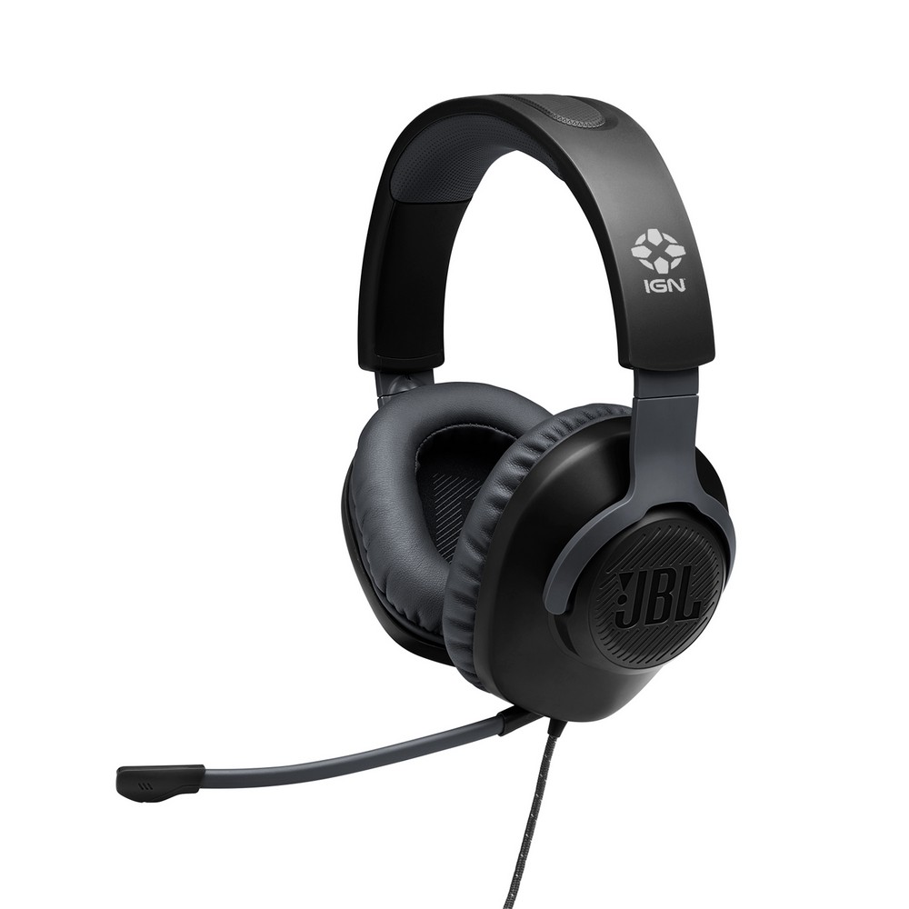 JBL Quantum 100 Wired Over-Ear Gaming Headset with Detachable Mic