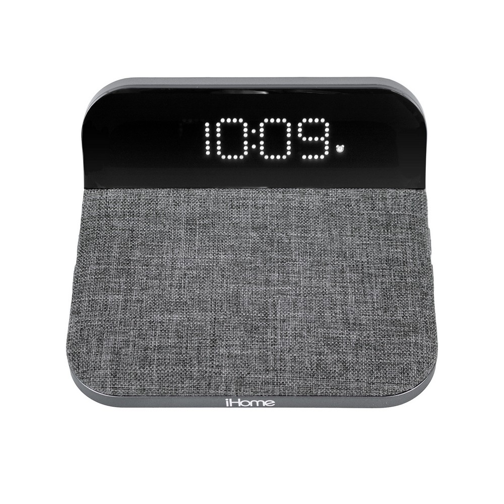 iHome iW19 PowerValet Pro Alarm Clock with USB and Qi Wireless Charging