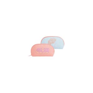 Continued Glam Clam Pouch (Colored Canvas & Denim)