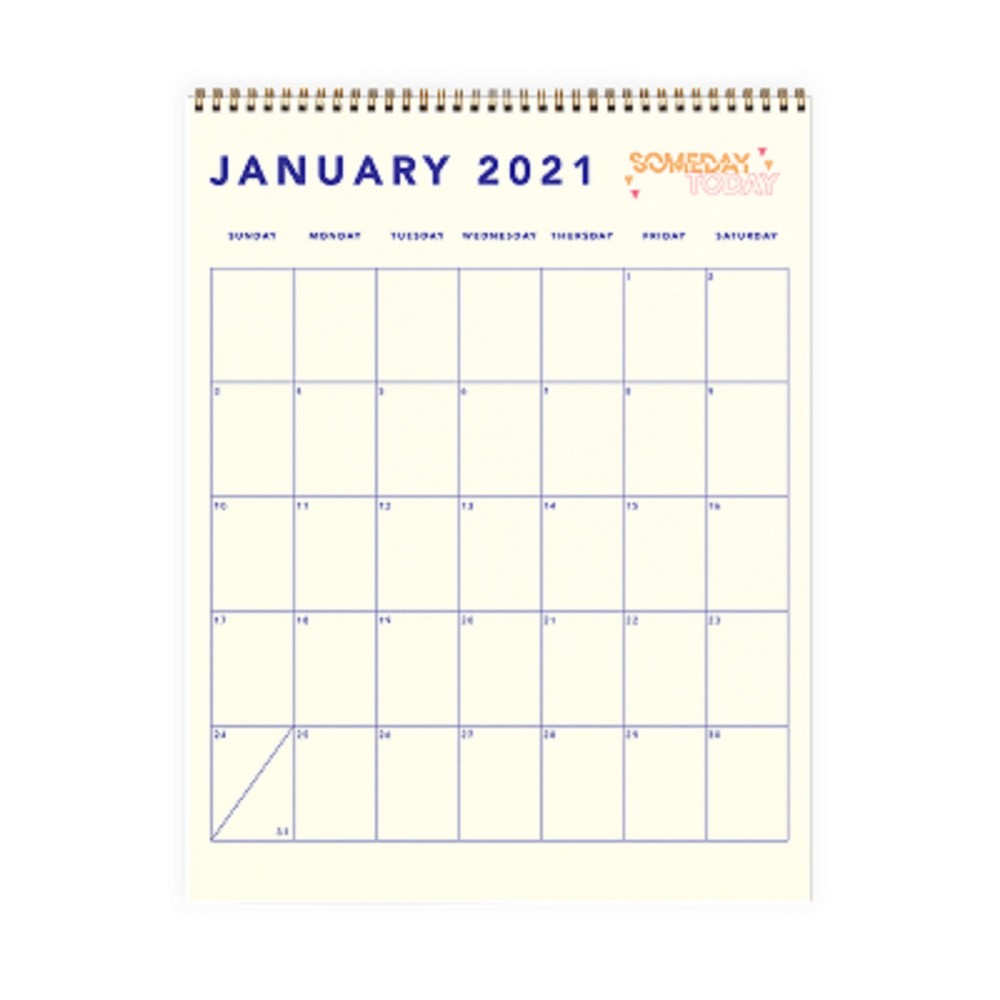Jumbo Calendar *Cover Weight