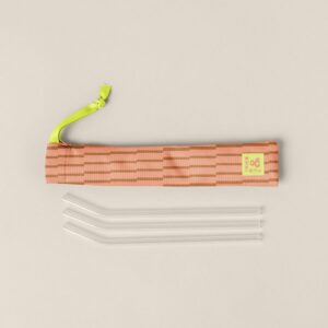 Pouch For Reusable Straws - 1000d RPET
