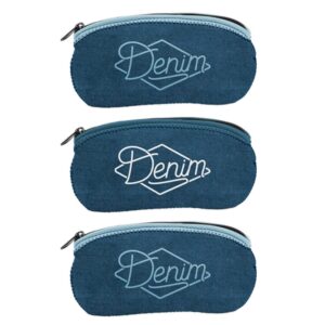 L.E.N.S. Large Eyewear Denim Neoprene Storage