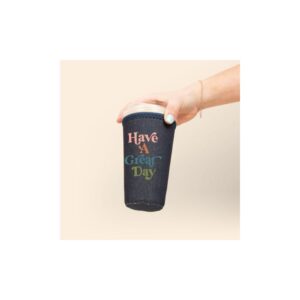 Coffee Sleeve - Large - Denim Neoprene