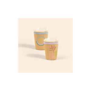 Coffee Sleeve - Medium - Burlap Neoprene