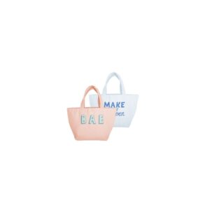 Dumpling Two Tone Colored Canvas Tote