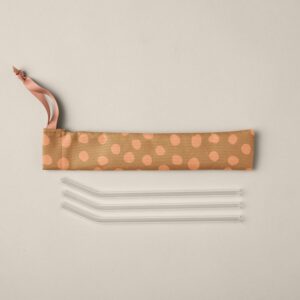 Pouch For Reusable Straws - 4CP Poly (w/Straws)
