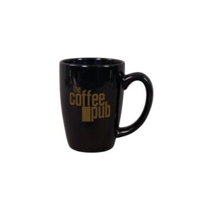 14 Oz. Black Ceramic Challenger Mug