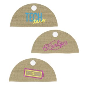 Burlap Neoprene Tech Taco Wrap