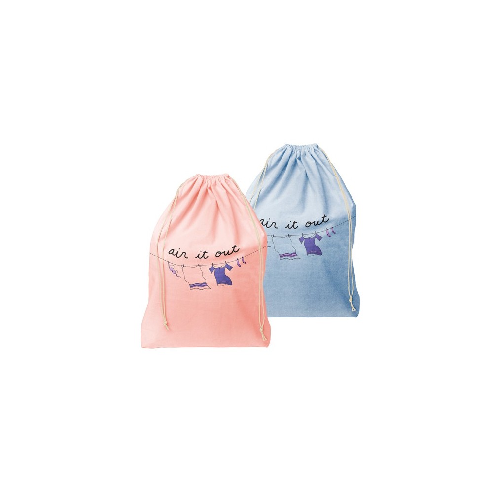 Continued Bubbles Drawstring Tote (Colored Canvas + Denim)