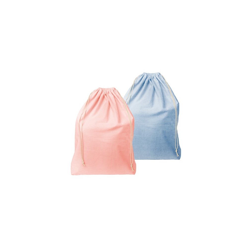Continued Bubbles Drawstring Tote (Colored Canvas + Denim)