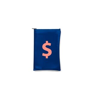Expanded Vinyl Vertical Bank Bag