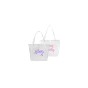 Continued Daily Grind Super Size Clear/Grid Vinyl Tote