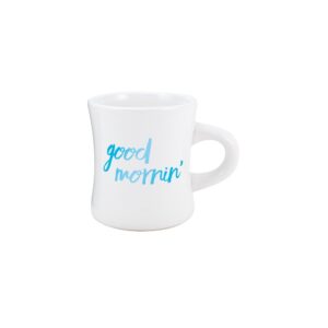10 Oz. White Vitrified Diner Mug