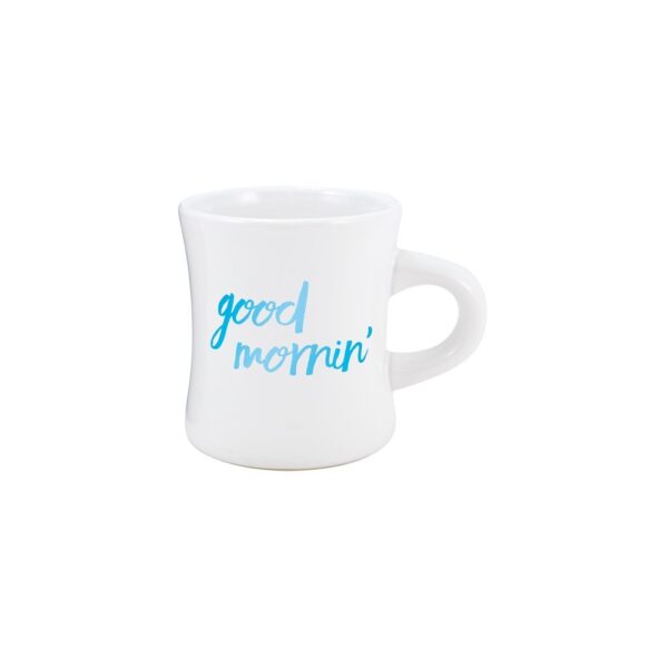 10 Oz. White Vitrified Diner Mug